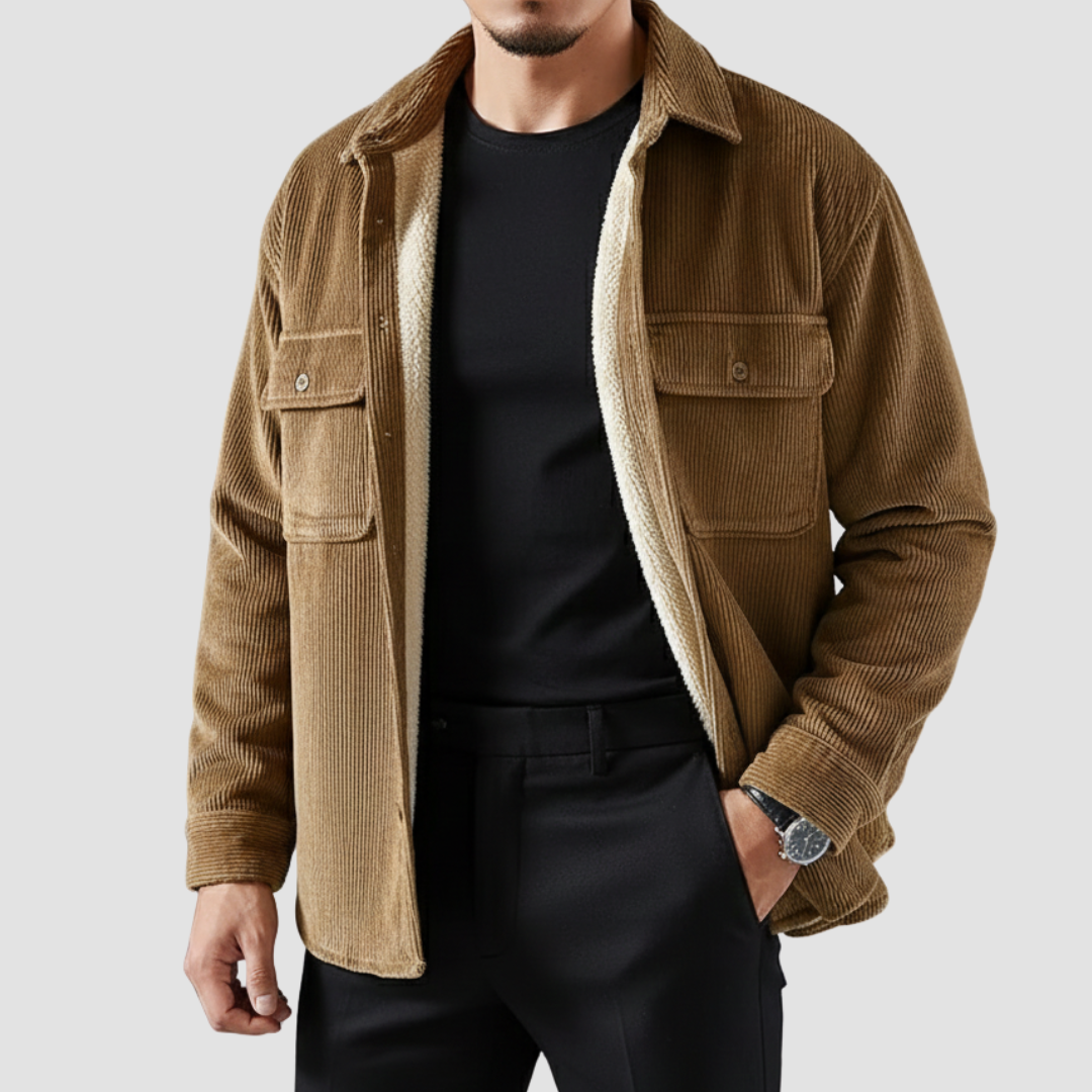 TATE CORDUROY OVERSHIRT | REFINED AND COLD-WEATHER READY