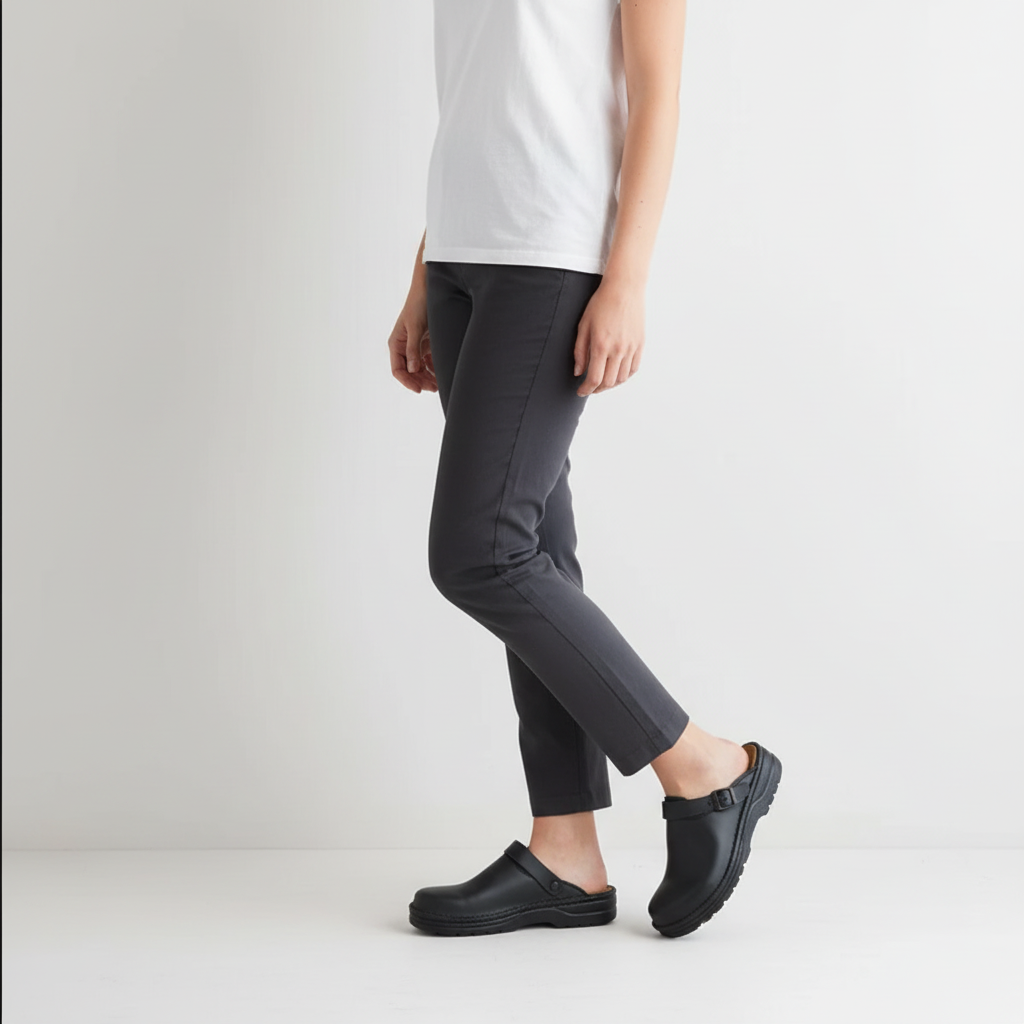 Orion | Leather Orthopedic Clogs