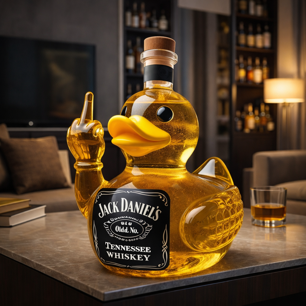Whiskey Bottle - Rebel Duck Edition