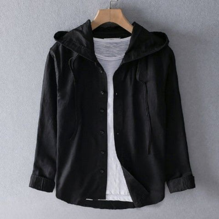 Albinette – Striped casual – Hooded shirt