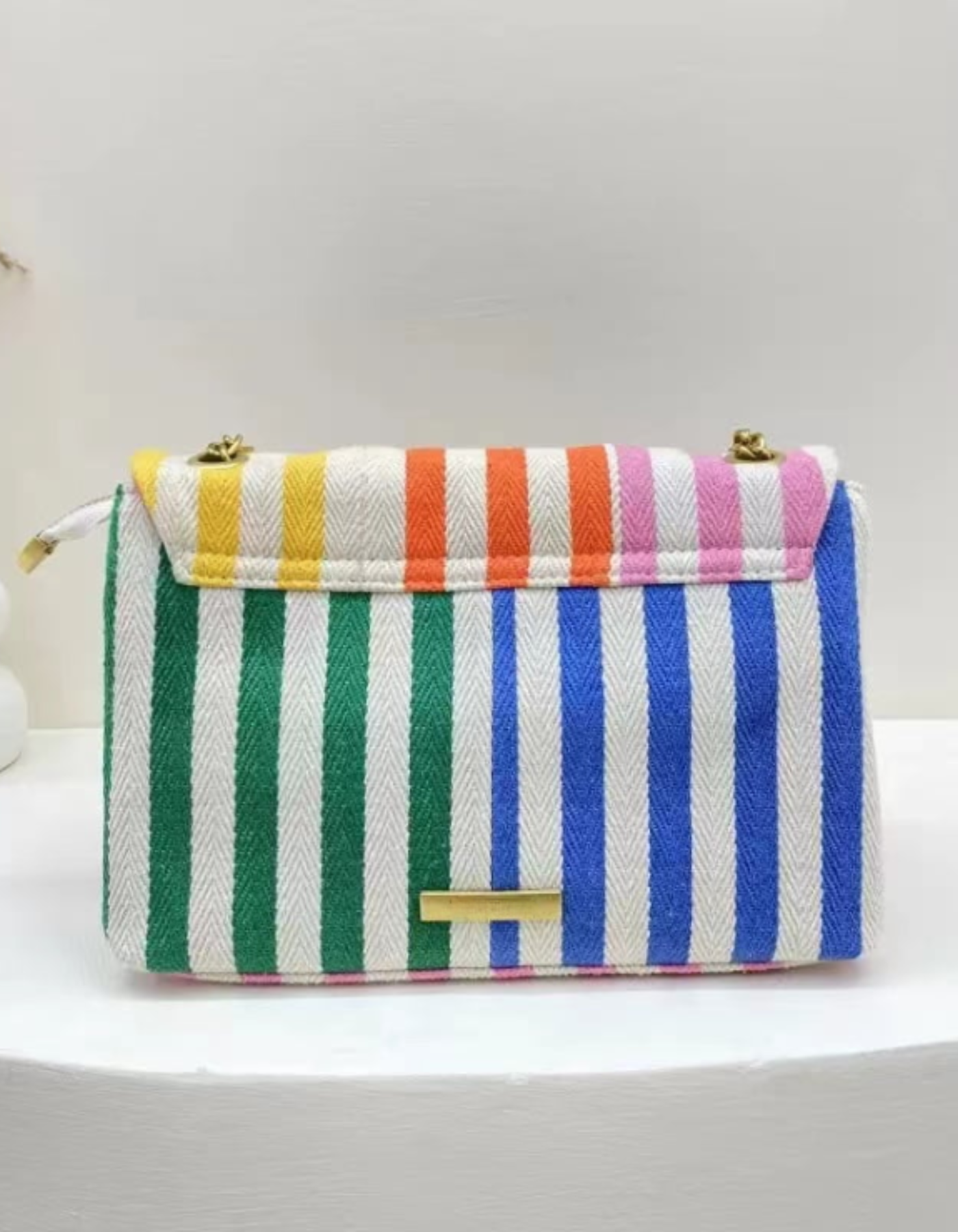 Bellanima – Vibrant striped weave – Shoulder bag