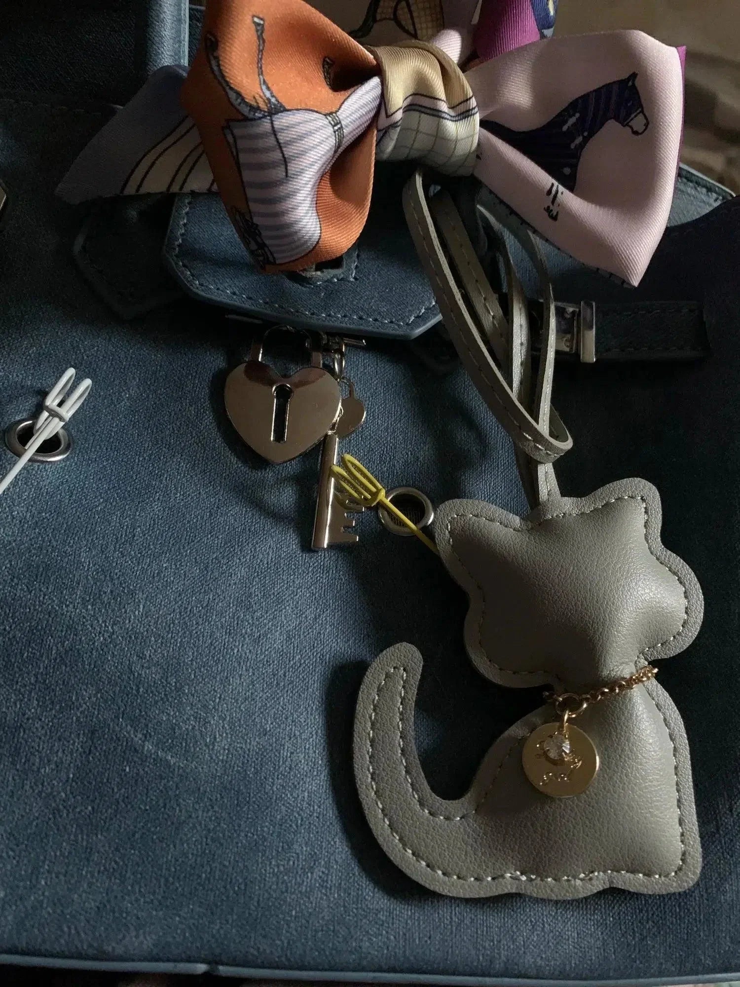 Cat – Playful cat design – Bag charm