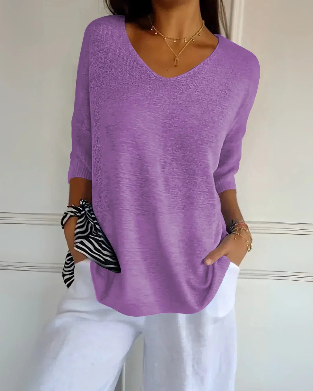 Cerisea – Relaxed fit – V-neck tee