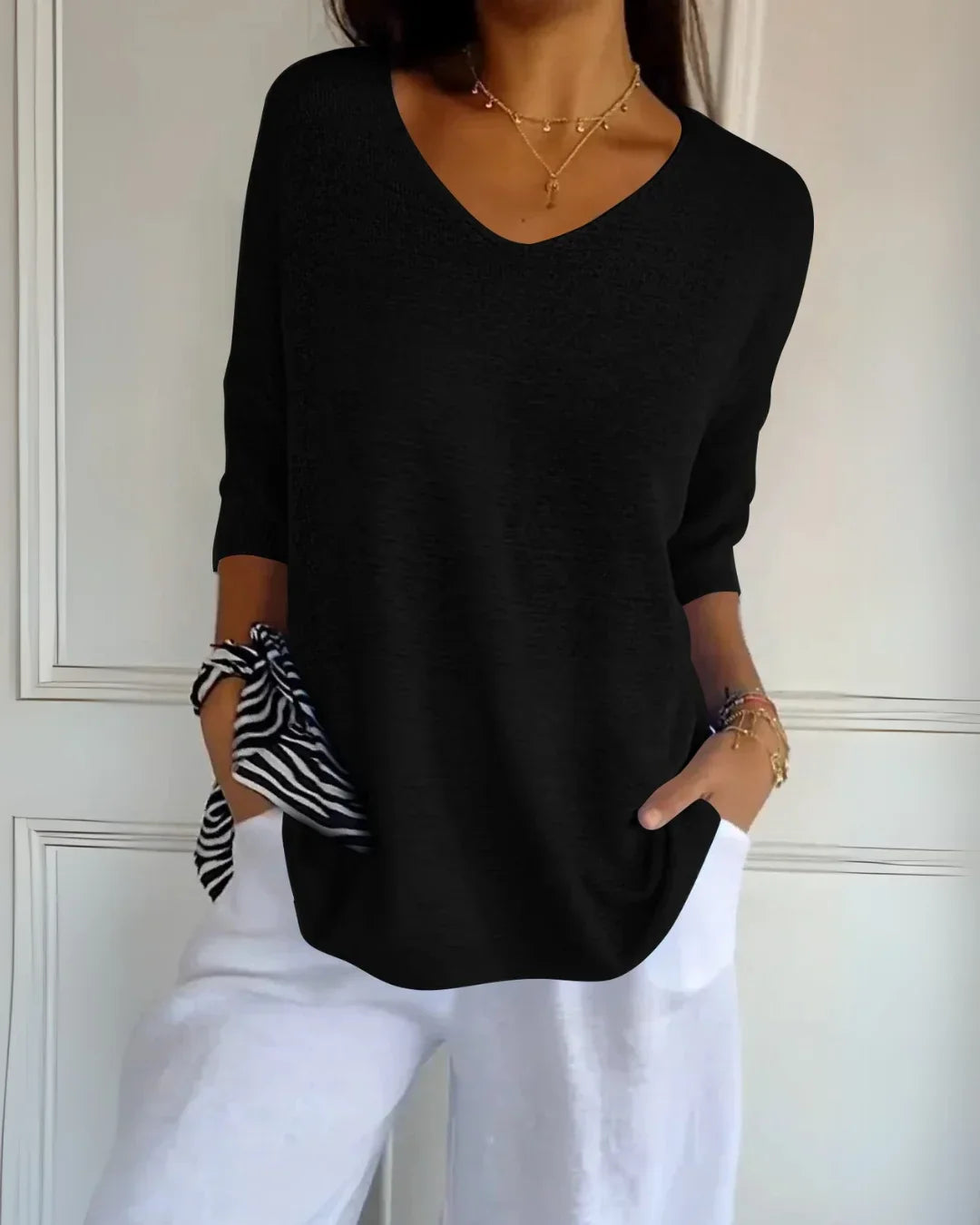 Cerisea – Relaxed fit – V-neck tee