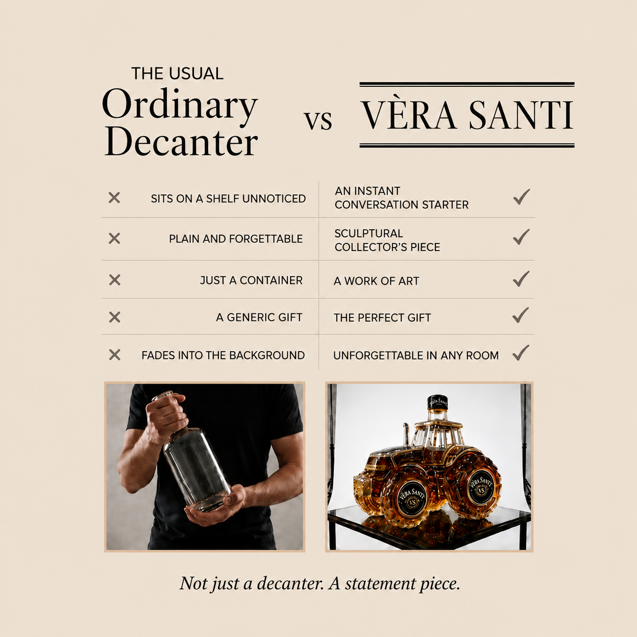 Whisky Bottle - Set Bottle and Glass Edition