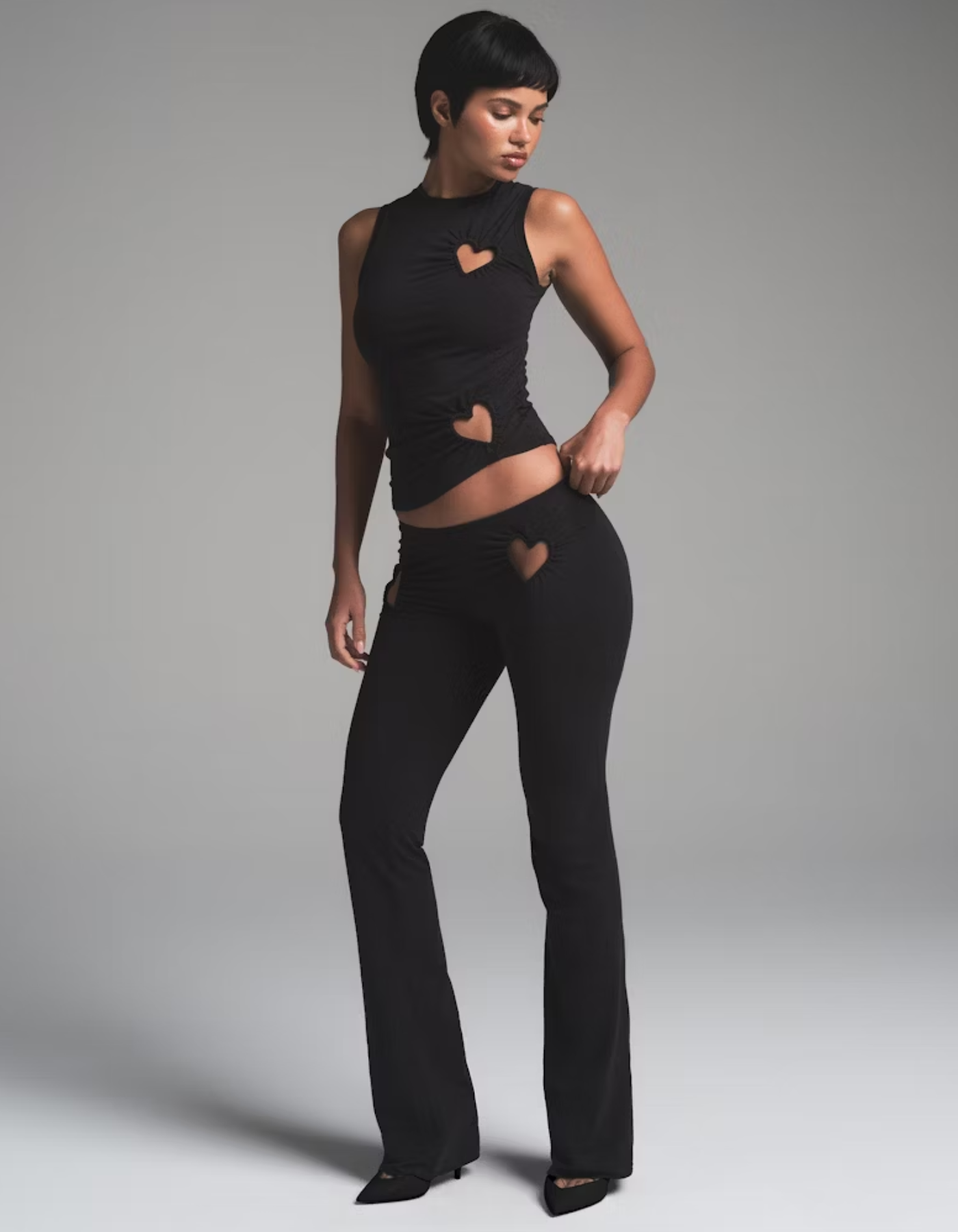 Dolcéline – Heart cutout – Two-piece set