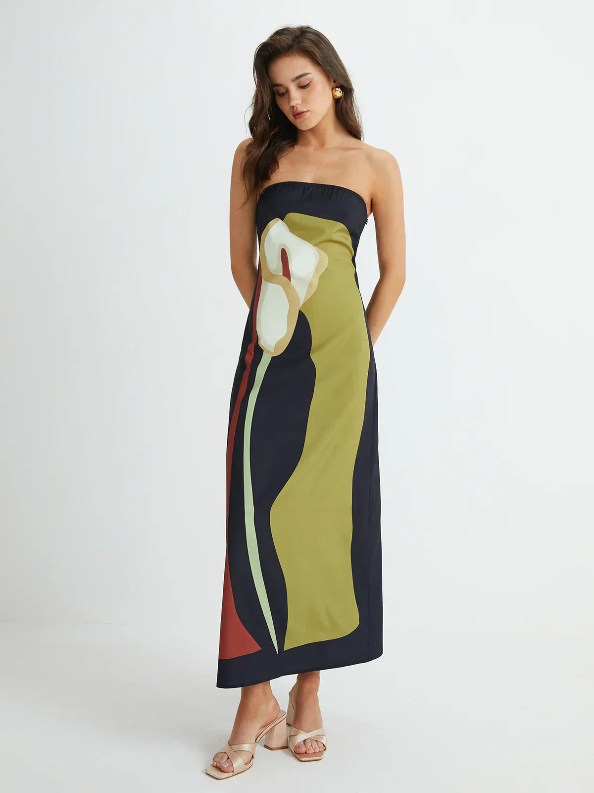 Elizabetha – Strapless silhouette – Maxi dress