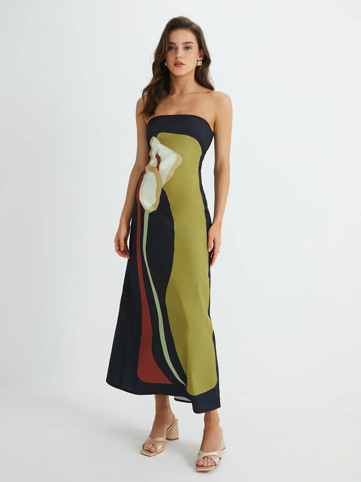 Elizabetha – Strapless silhouette – Maxi dress