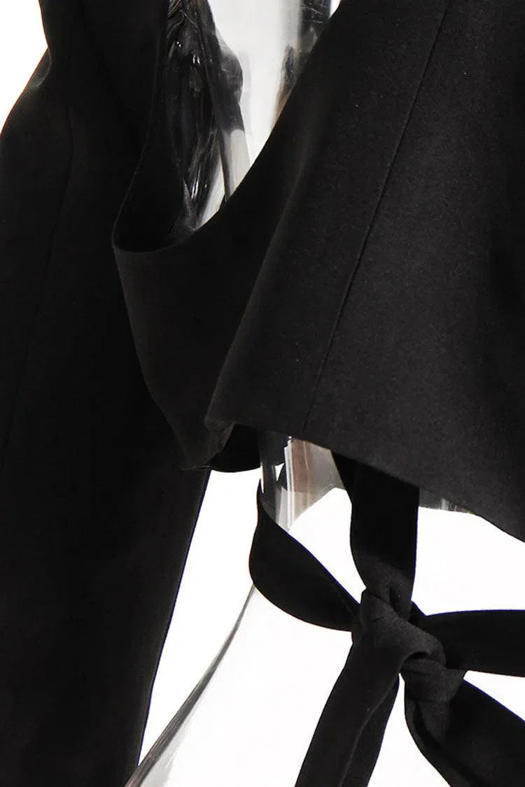 Fausto – Strong-shoulder design – Cutout blazer