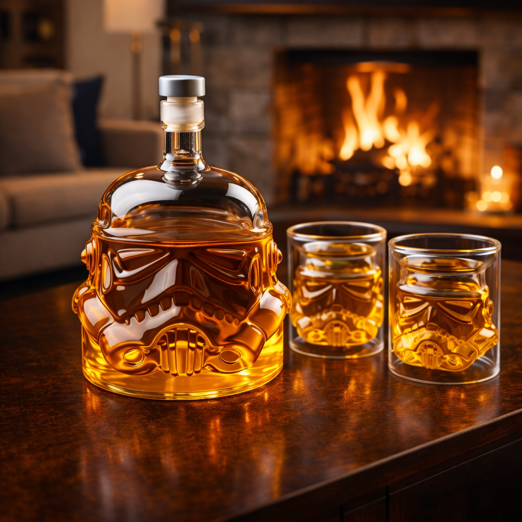Whiskey Bottle - Set Bottle and Glasses Edition