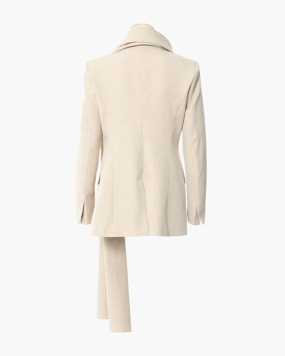 Iside – Asymmetrical collar – Scarf blazer