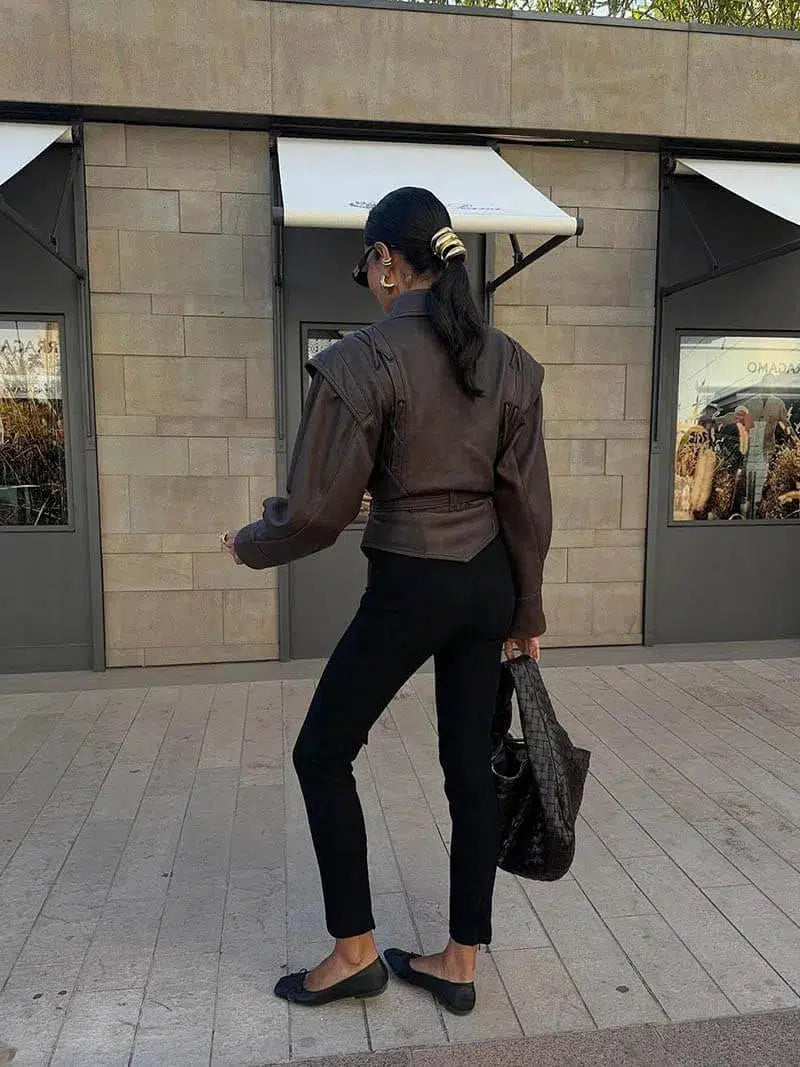 Katniss – Western-inspired style – Leather jacket