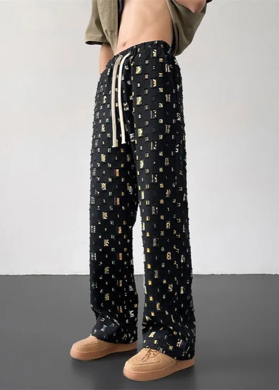 Ken – Cut-out mosaic – Relaxed trousers