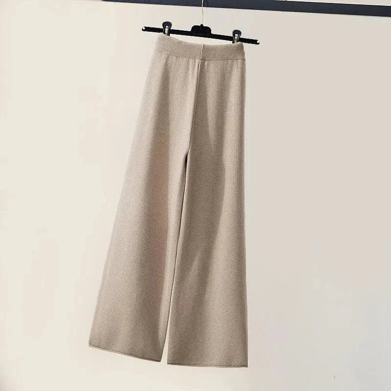 Léonie – Wide-leg pants – Three-piece set