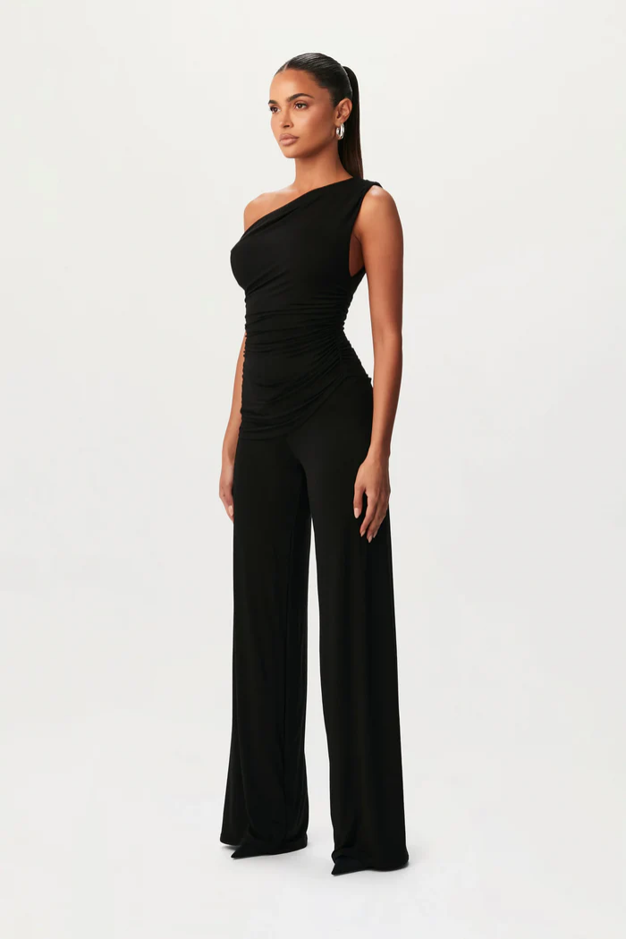 Lunavia – Draped silhouette – One-shoulder jumpsuit