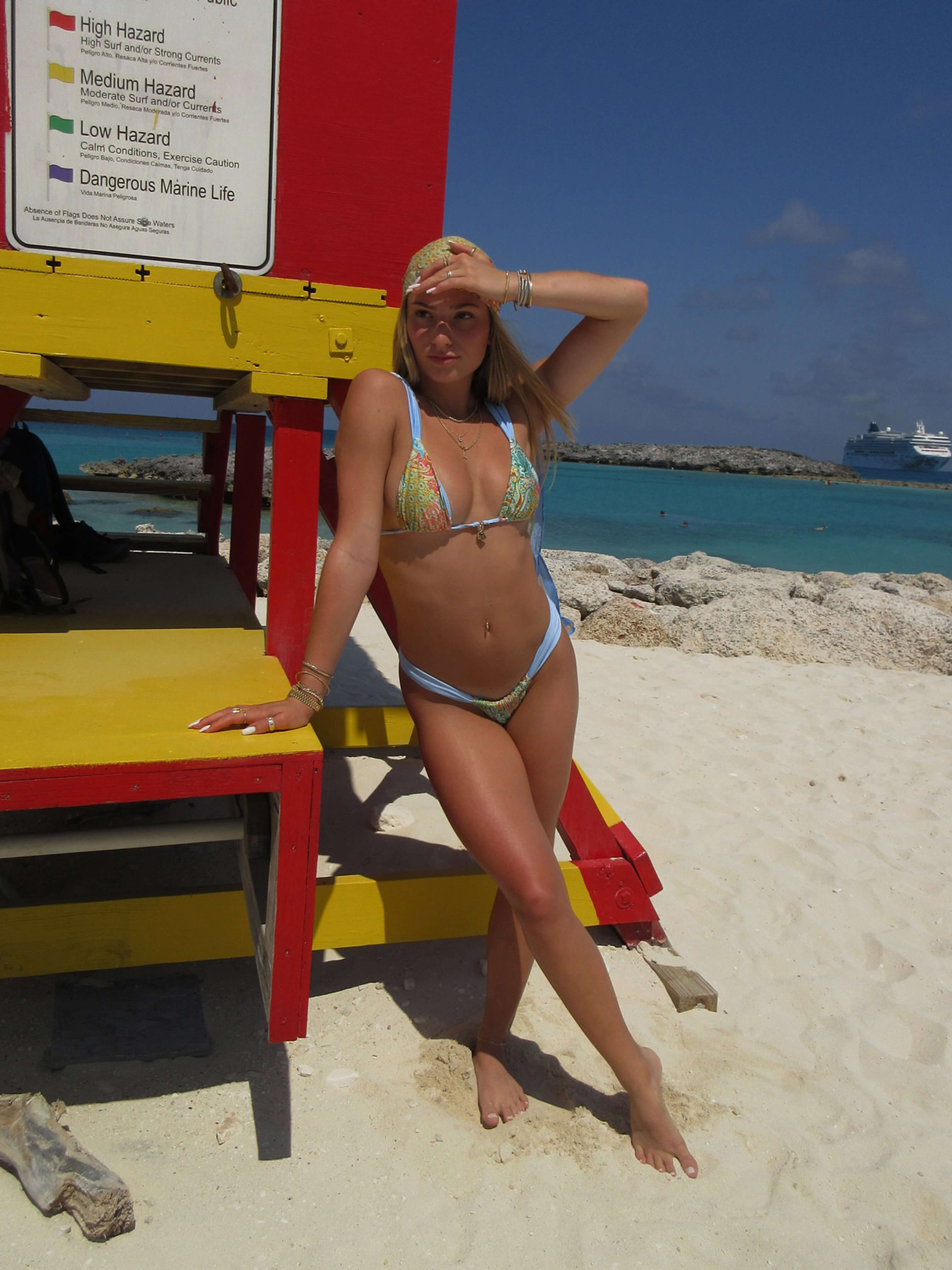 Marinara – Paisley print detail – Scoop bikini set