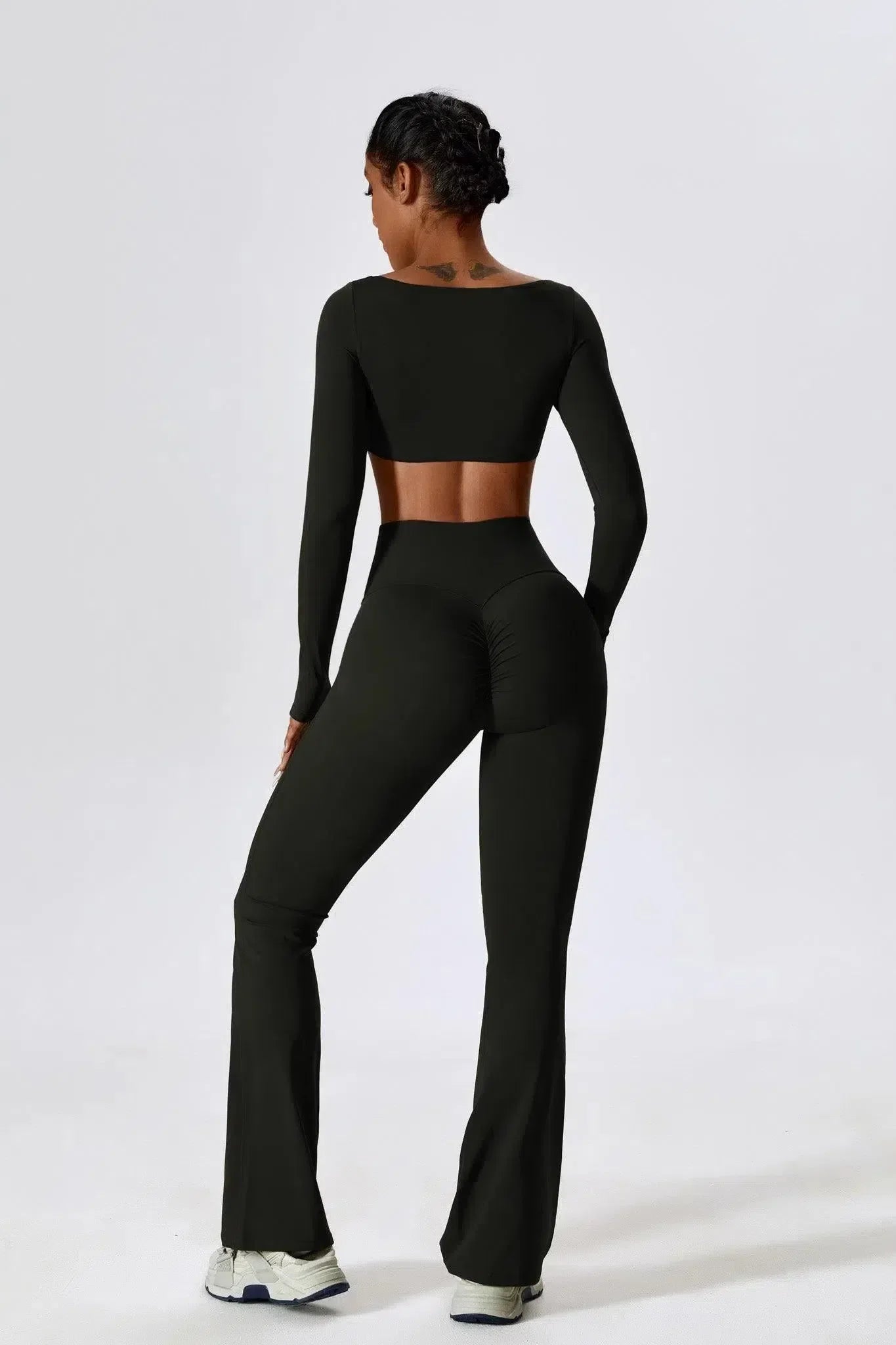 Oceane – Square neckline – Crop top & leggings set