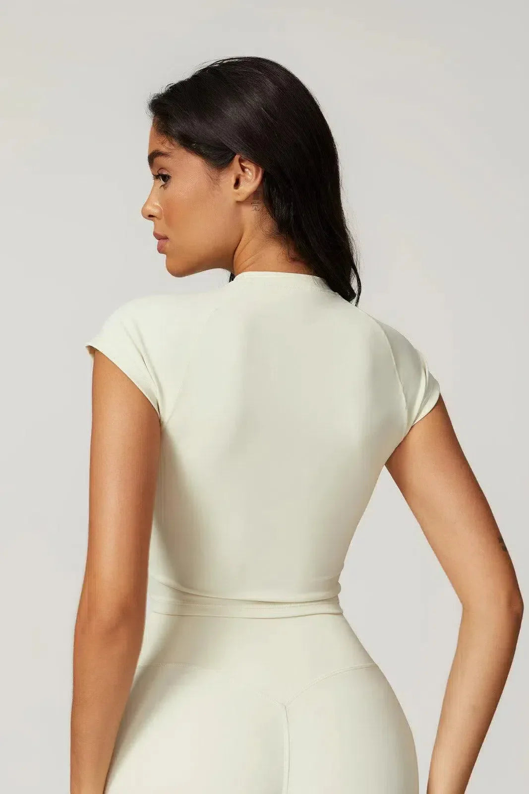 Orsola – Luxe finish – Cropped gym top