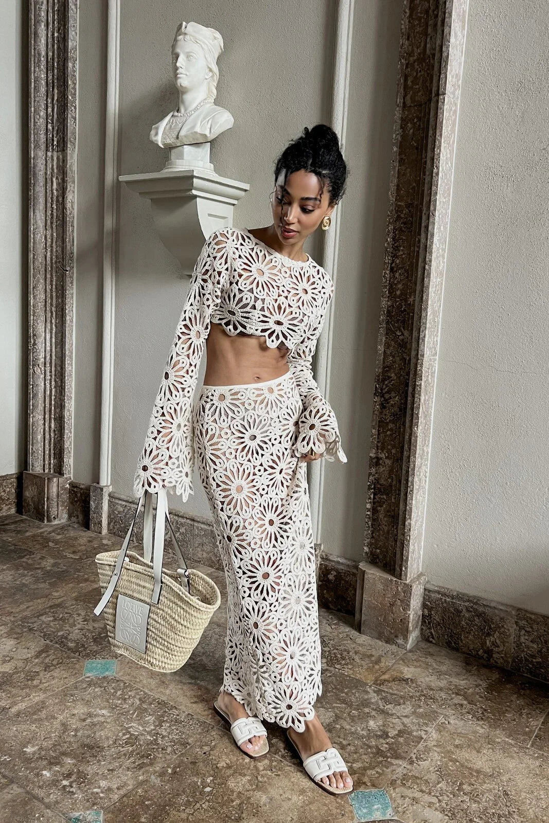 Ravelline – Crochet floral – Co-ord set
