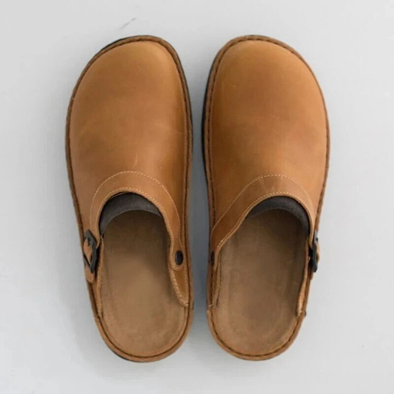 Orion | Leather Orthopedic Clogs