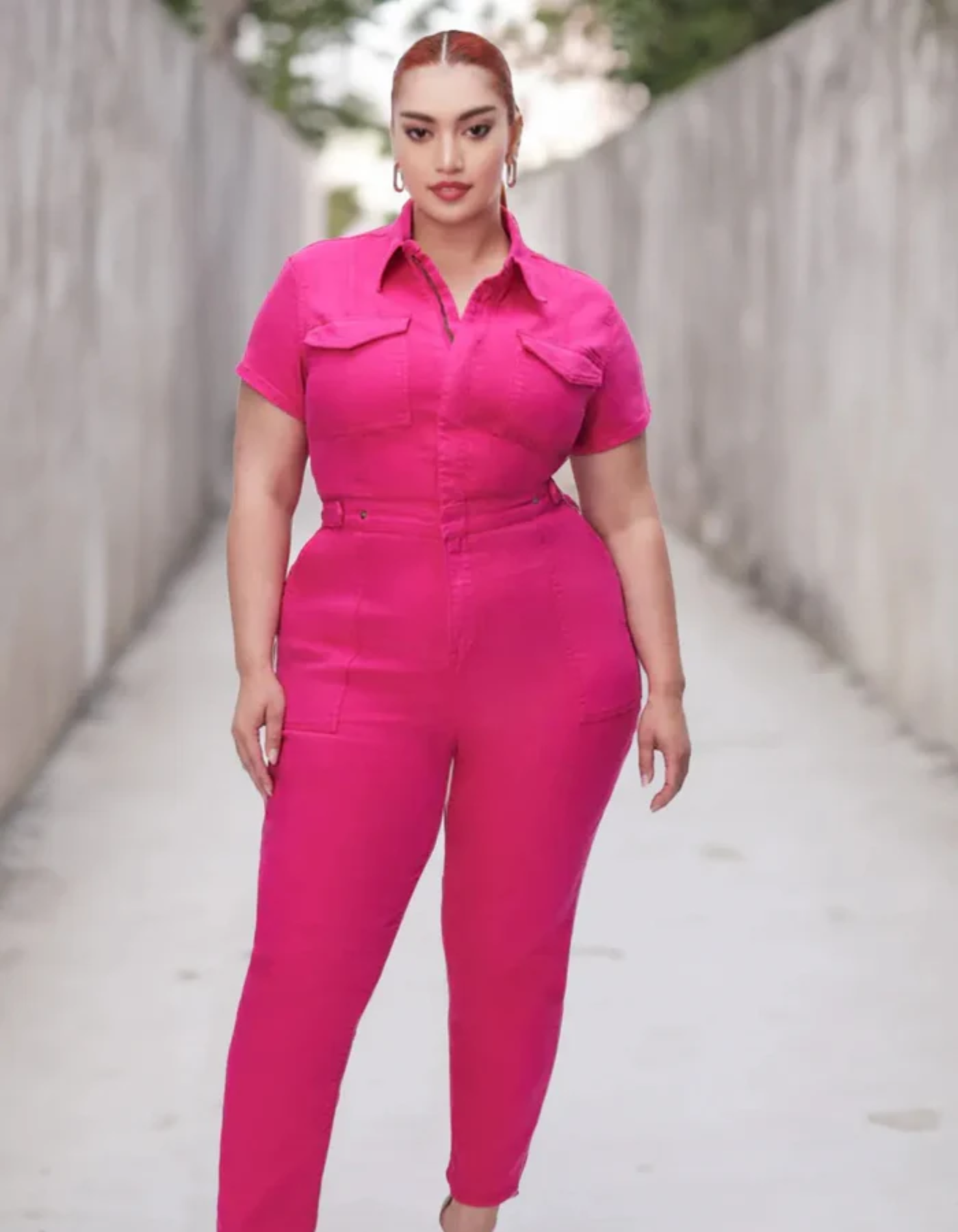 Sancia – Sleek silhouette – Denim jumpsuit