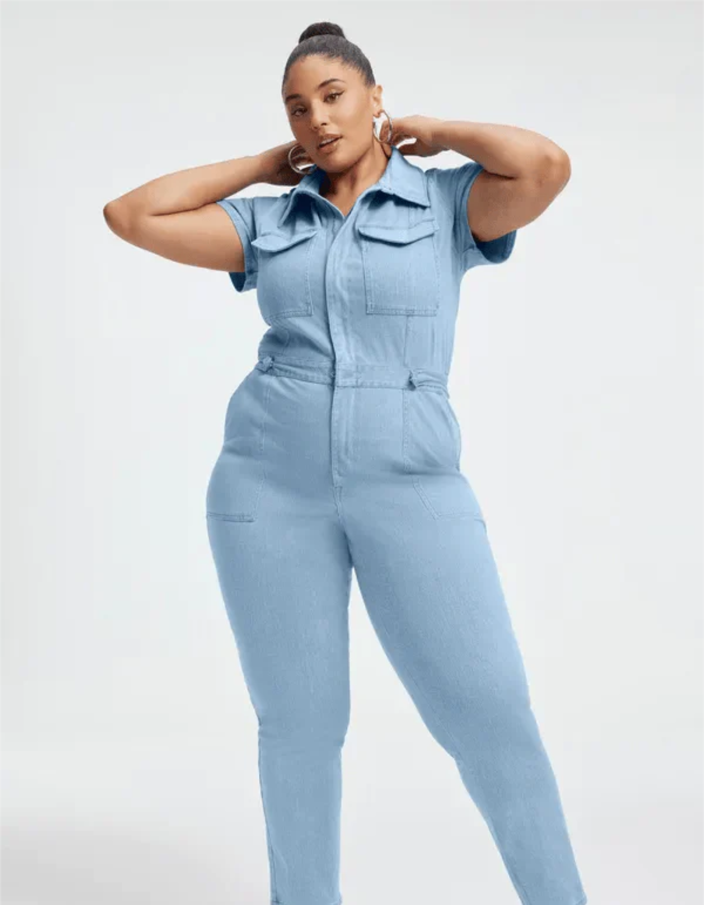 Sancia – Sleek silhouette – Denim jumpsuit
