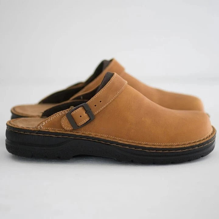 Orion | Leather Orthopedic Clogs