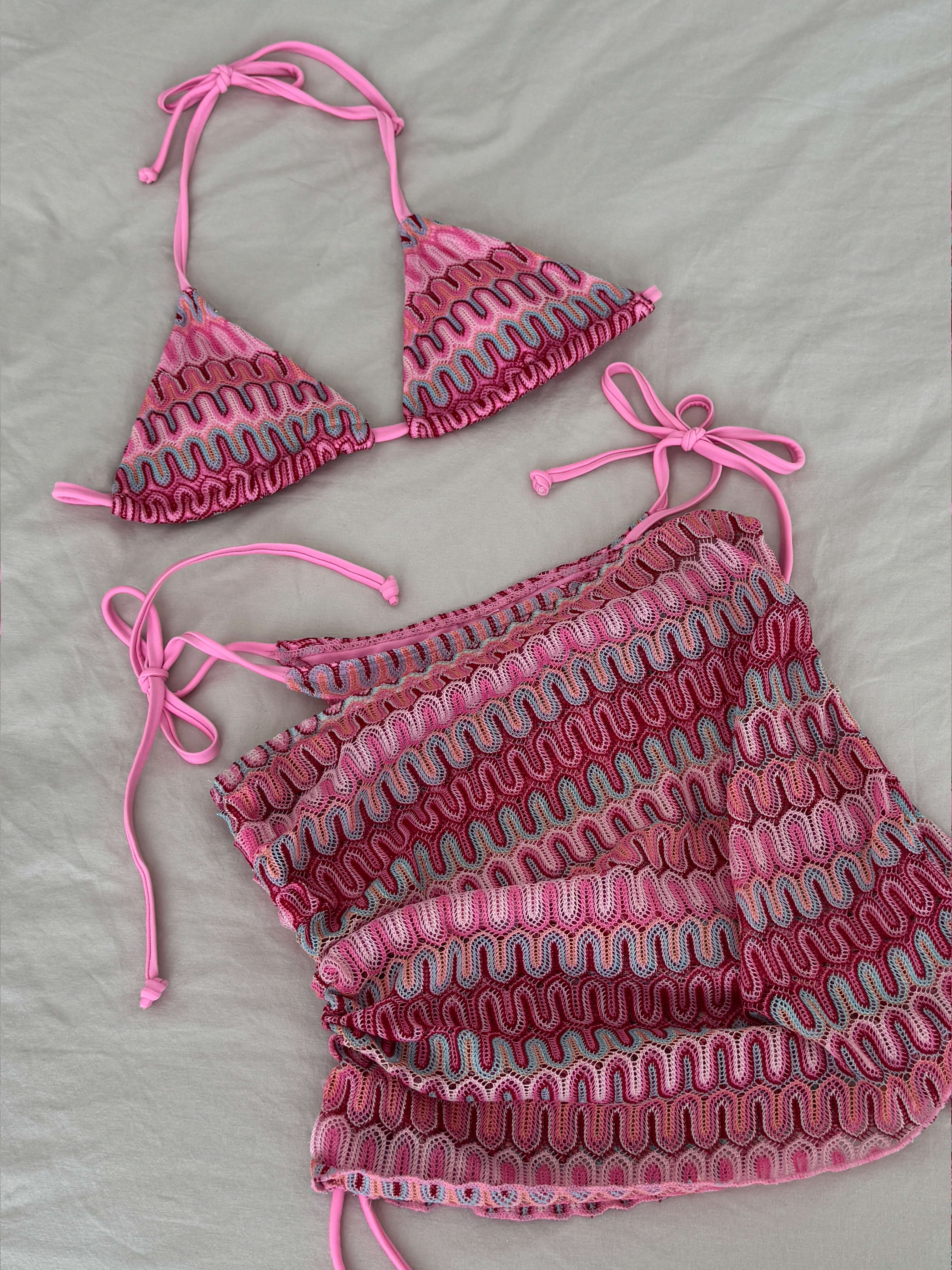 Zaffalina – Wavy knit texture – Bikini set