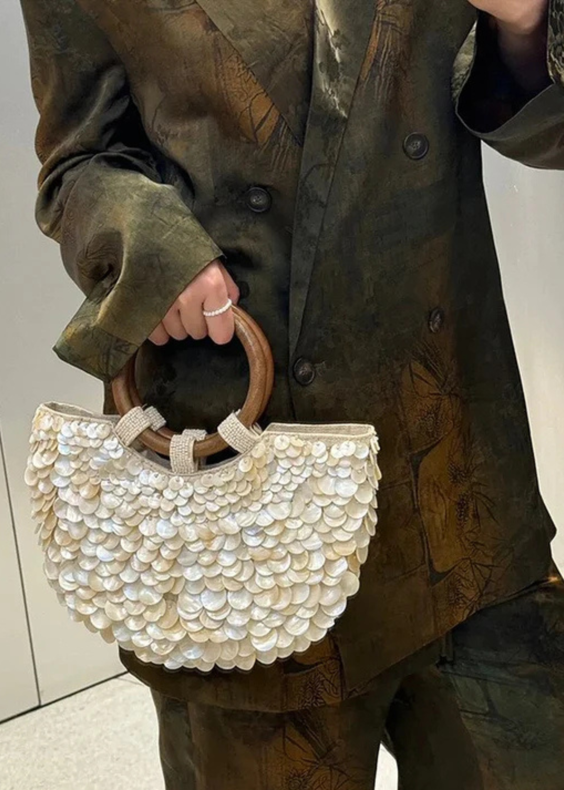Ziaza – Sequin shell – Statement summer bag