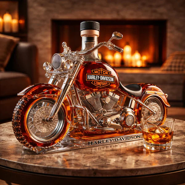 Whiskey Bottle - Motorcycle Edition