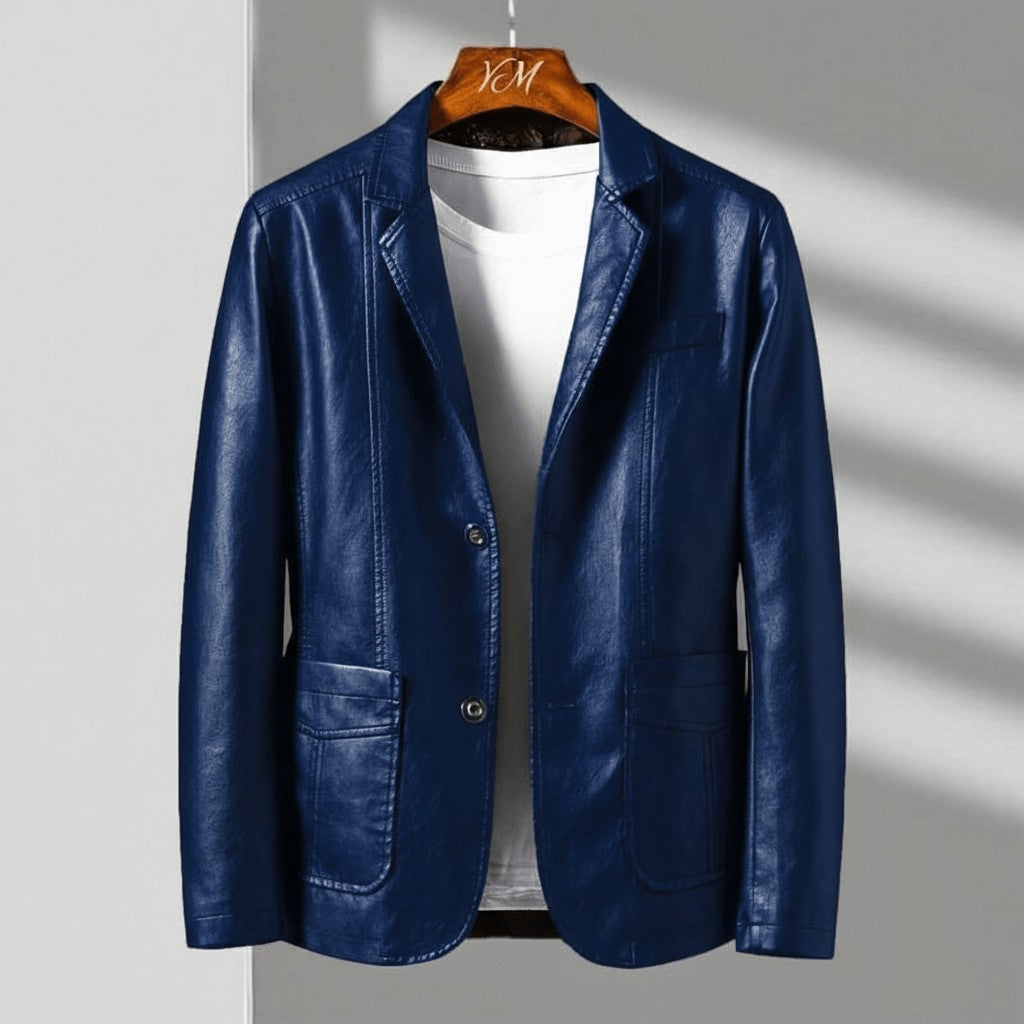 ALESSANDRO LEATHER BLAZER